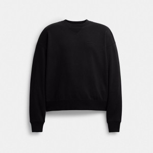 Black Men Coach Essential Crewneck T Shirts | AU_CH52578