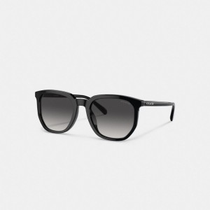 Black Men Coach Geometric Square Sunglasses | AU_CH65777