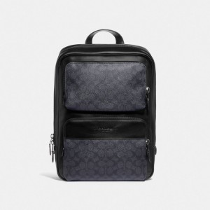 Black Men Coach Gotham In Signature Backpacks | AU_CH79188