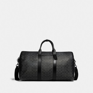 Black Men Coach Gotham In Signature Canvas Copper Duffle Bags | AU_CH20921