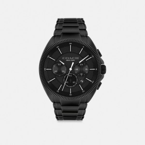 Black Men Coach Jackson 45 Mm Watches | AU_CH41858