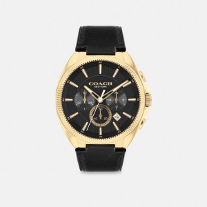 Black Men Coach Jackson 45 Mm Watches | AU_CH48664