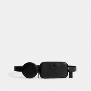 Black Men Coach Multi Pouch Belt Belt Bags | AU_CH44560