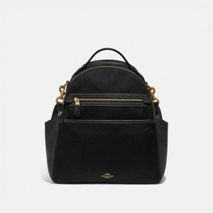 Black Women Coach Baby Brass Backpacks | AU_CH97743