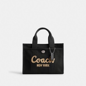 Black Women Coach Cargo 26 Tote Bag | AU_CH91311