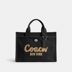Black Women Coach Cargo Tote Bag | AU_CH73103