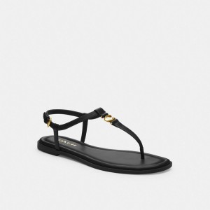 Black Women Coach Jessica Sandals | AU_CH37104