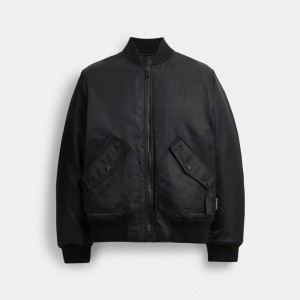 Black Women Coach Reversible Ma 1 Jackets | AU_CH91059