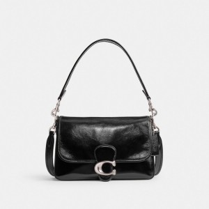 Black Women Coach Soft Tabby Shoulder Bags | AU_CH33007
