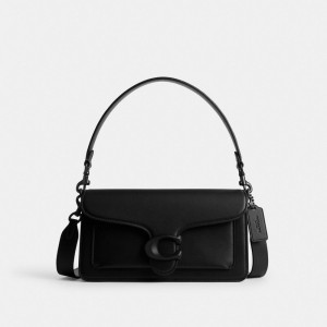 Black Women Coach Tabby 26 Glovetanned Leather Shoulder Bags | AU_CH70345