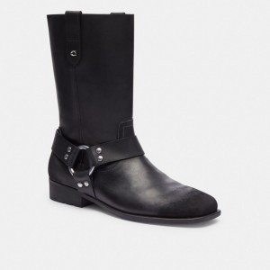 Black Women Coach Tara Biker Boots | AU_CH75236