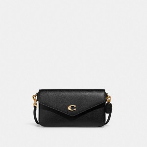 Black Women Coach Wyn Crossgrain Leather Crossbody Bags | AU_CH37479