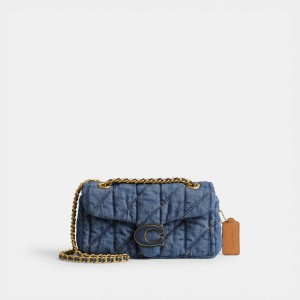 Blue / Indigo Women Coach Tabby 20 With Quilting Denim Shoulder Bags | AU_CH86195