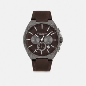 Brown Men Coach Jackson 45 Mm Watches | AU_CH36794