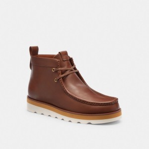 Brown Men Coach Spencer Boots | AU_CH94899
