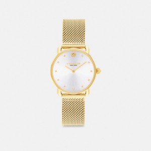 Gold Women Coach Elliot 28 Mm Watches | AU_CH28721