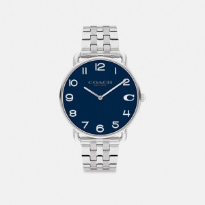 Grey Men Coach Elliot 41 Mm Stainless Steel Watches | AU_CH38222