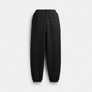 Grey Men Coach Essential Signature Signature Joggers | AU_CH54963