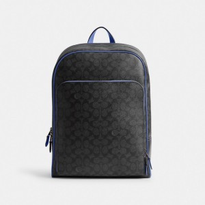 Grey Men Coach Gotham In Signature Backpacks | AU_CH18964
