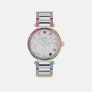 Grey Women Coach Cary 34 Mm Stainless Steel Watches | AU_CH91225