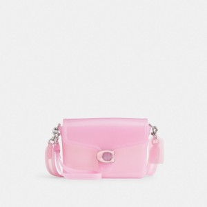 Light Pink Women Coach Jelly Tabby Light Anitique Nickel Crossbody Bags | AU_CH43805