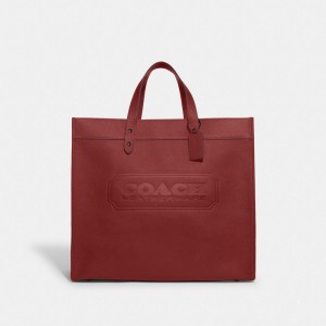 Red Men Coach Field 40 With Badge Tote Bag | AU_CH19096