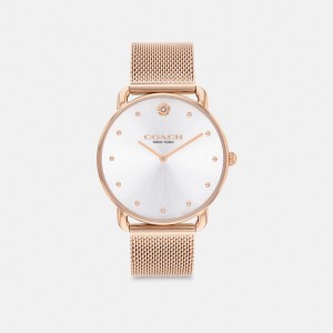 Rose Gold Women Coach Elliot 36 Mm Watches | AU_CH42318