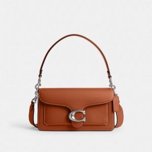 Silver Women Coach Tabby 26 Glovetanned Leather Shoulder Bags | AU_CH36857