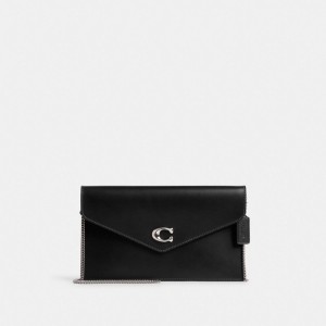 Silver / Black Women Coach Essential Crossbody Bags | AU_CH80490