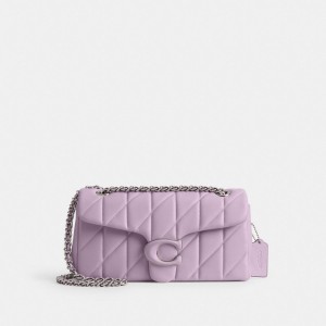 Silver / Purple Women Coach Tabby 26 With Quilting Nappa Leather Shoulder Bags | AU_CH93468