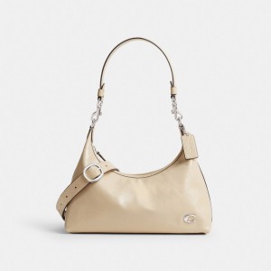Silver / White Women Coach Juliet Shoulder Bags | AU_CH66030