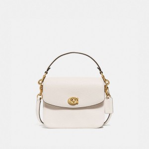 White Women Coach Cassie 19 Leather Crossbody Bags | AU_CH35309