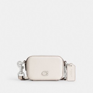 White Women Coach Crossbody Pouch Chalk Crossbody Bags | AU_CH82620