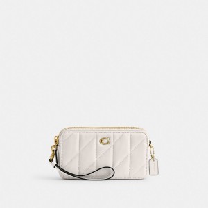 White Women Coach Kira With Pillow Quilting Nappa Leather Crossbody Bags | AU_CH61030